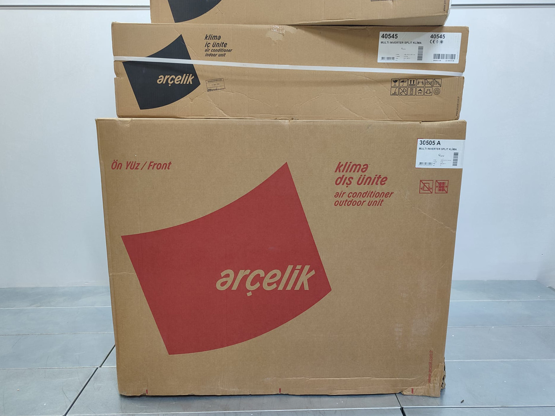 ARÇELİK MULTİ KLİMA SİYAH 18+12+9 İÇ 30.000 BTU DIŞ ÜNİTE gorsel 3